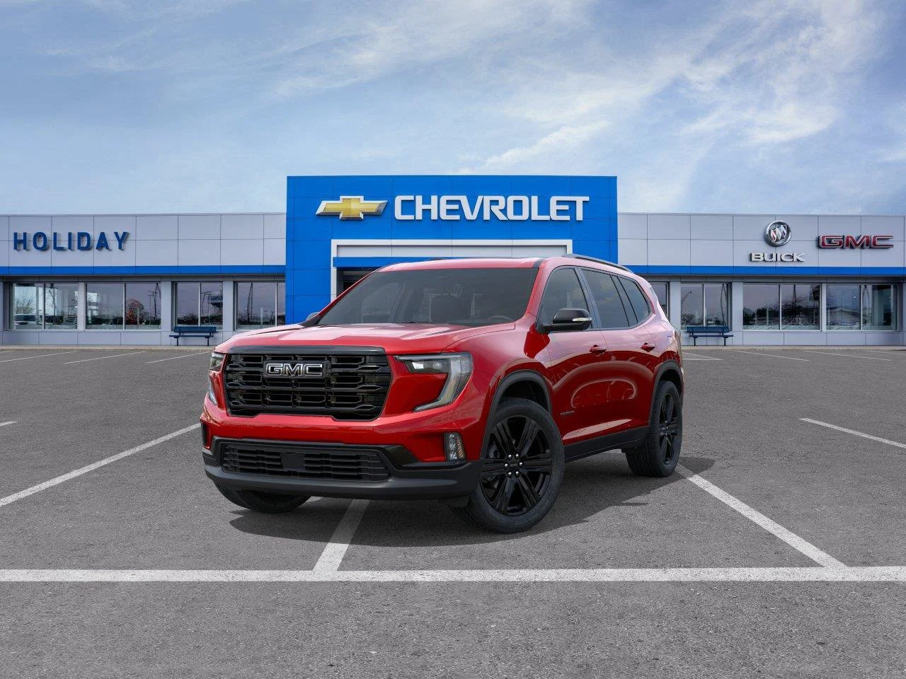 New 2027 Volcanic Red Tintcoat GMC Elevation image 8