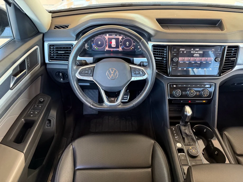 Used 2023 Opal White Pearl Volkswagen 3.6L V6 SEL R-Line Black image 15