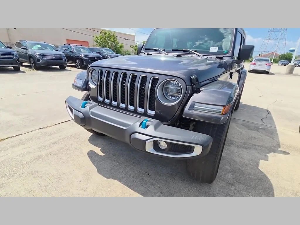 Certified Used 2022 Gray Jeep Unlimited Sahara 4xe image 45