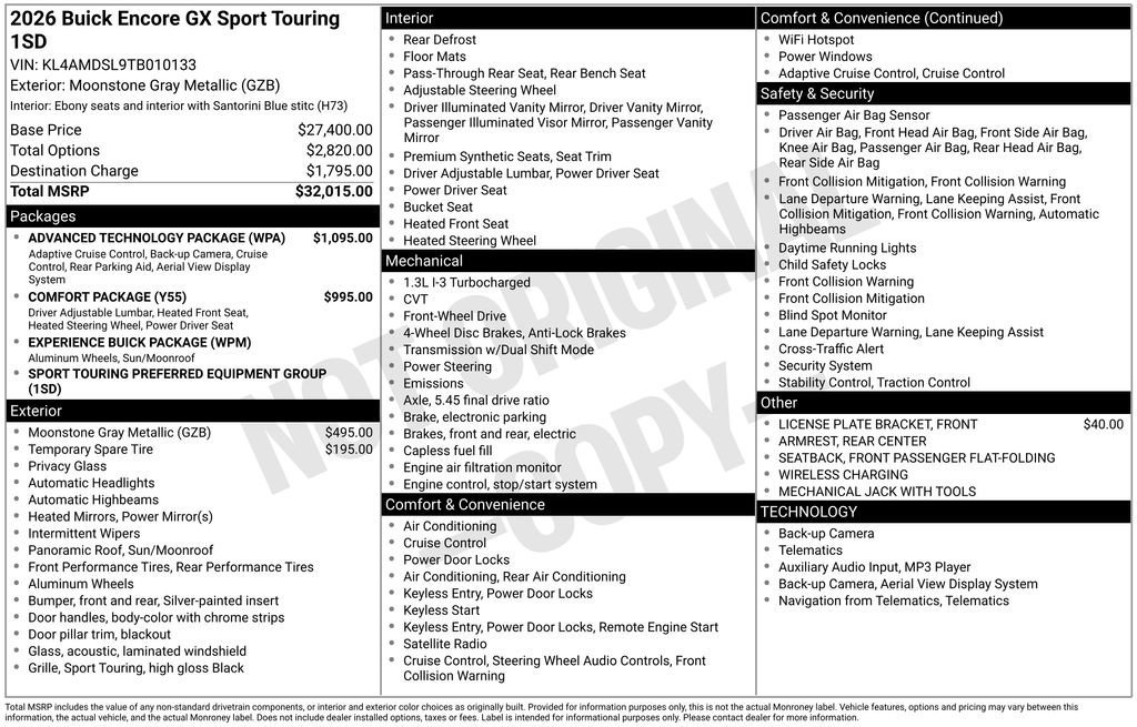 2026 Buick Encore GX Sport Touring - Photo 6