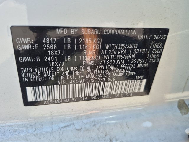 New 2026 CRYSTAL WHITE PEARL Subaru Limited image 15