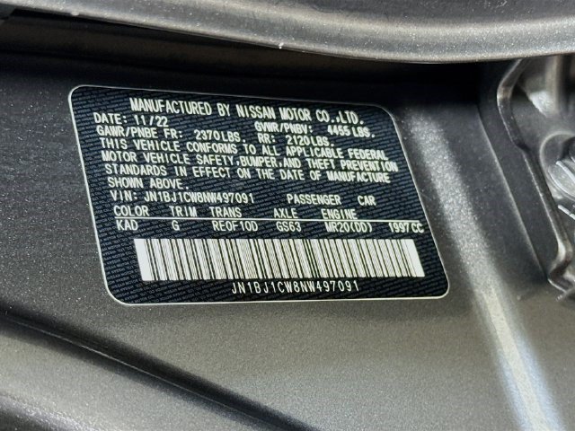 Used 2022 Gun Metallic Nissan SL image 36