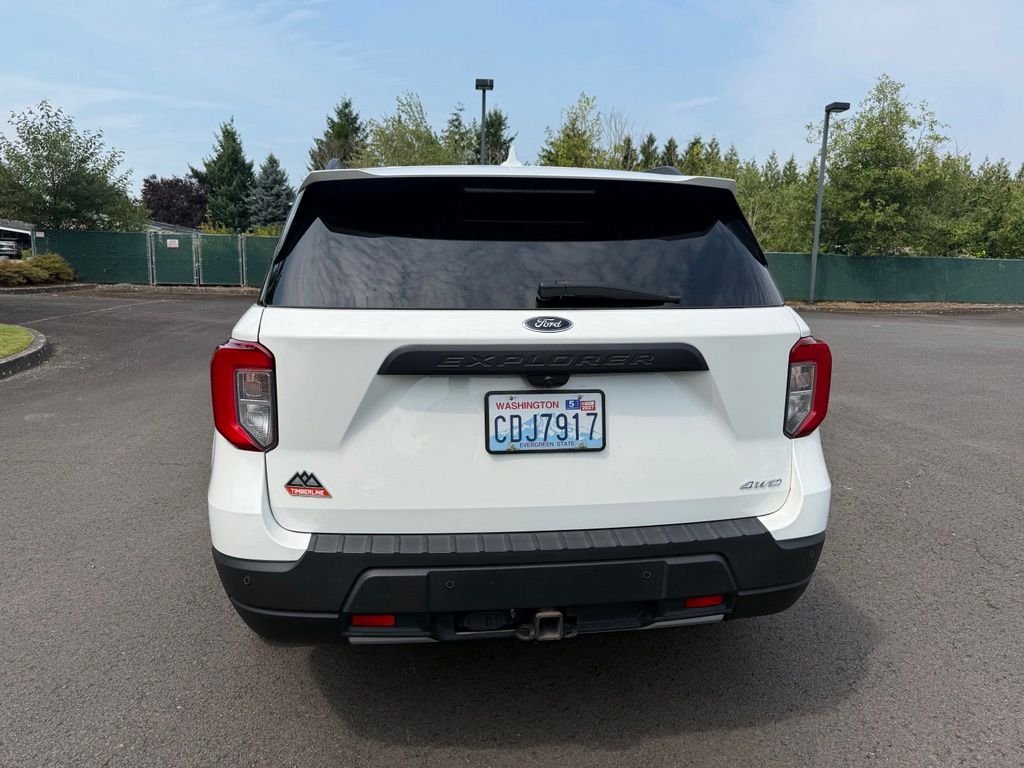 Used 2022 Star White Metallic Tri-Coat Ford Timberline image 6