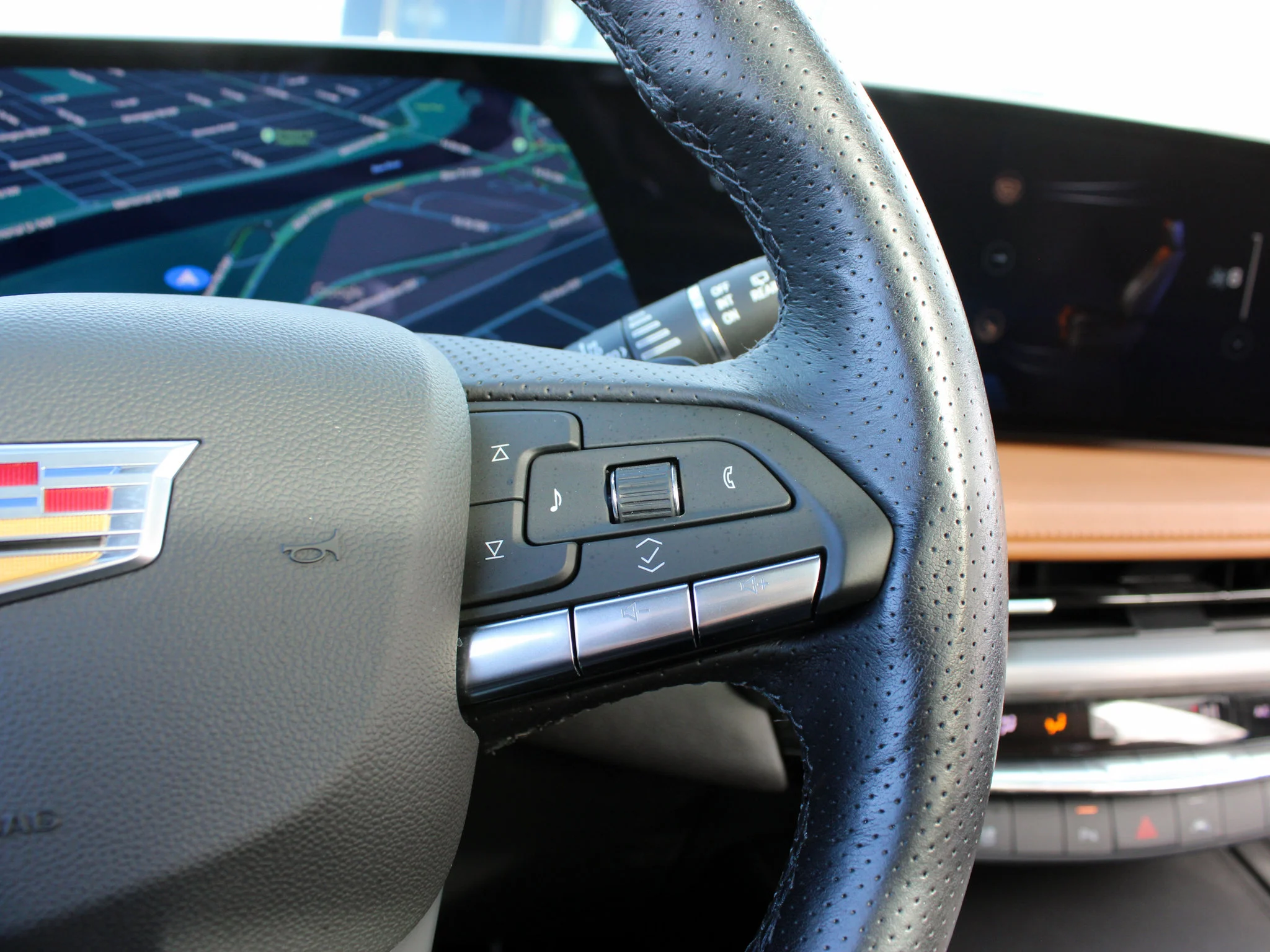 Certified Used 2024 Black Cadillac AWD Sport * 3M PPF | Winter Tires | Adaptive Cruise | Brown Leather | Head-Up Display image 29