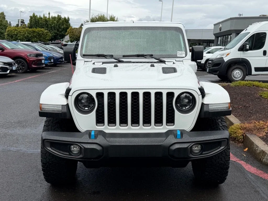 Used 2023 White Jeep Rubicon 4xe image 3