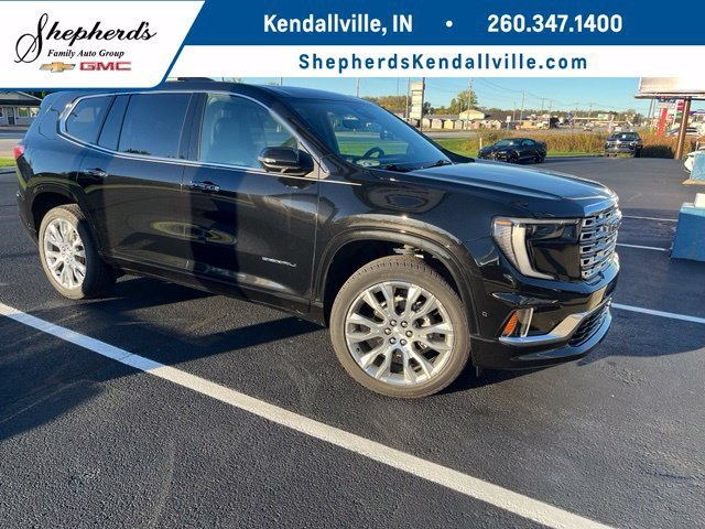 Black (Ebony Twilight Metallic) 2025 GMC Acadia SUV / Crossover Four-Wheel Drive