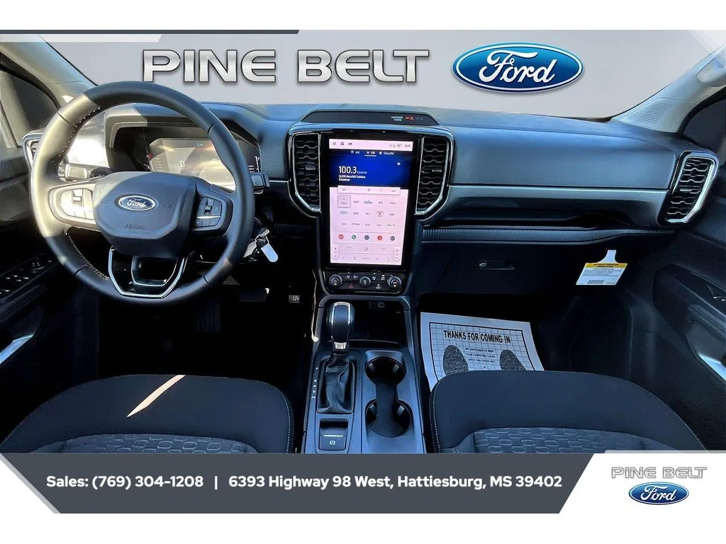 New 2025 Shadow Black Ford XLT image 14