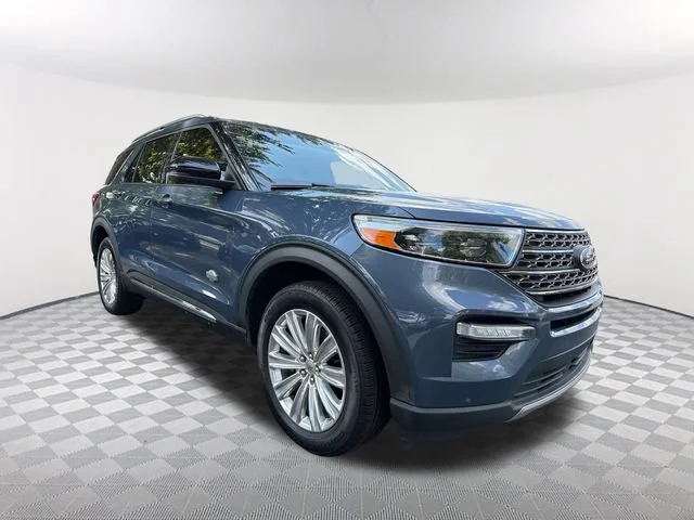 Used 2021 Blue Ford King Ranch image 3