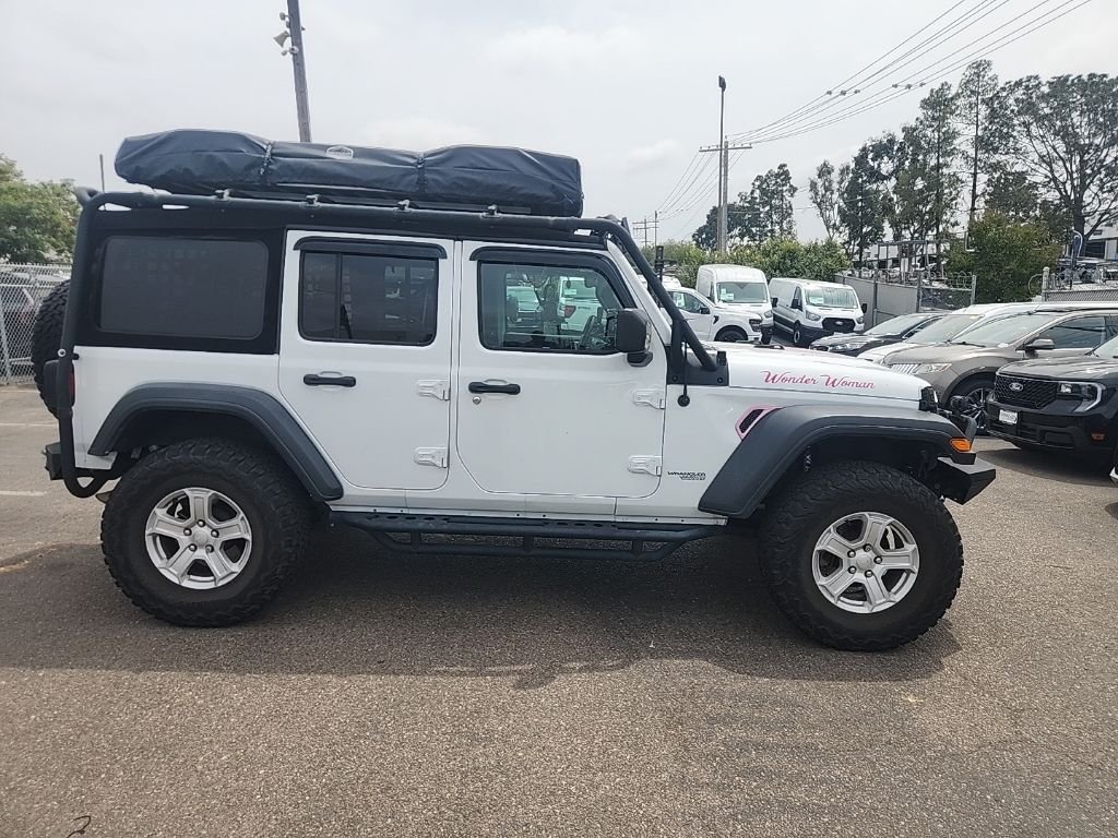 Used 2018 White Jeep Unlimited Sport S image 17
