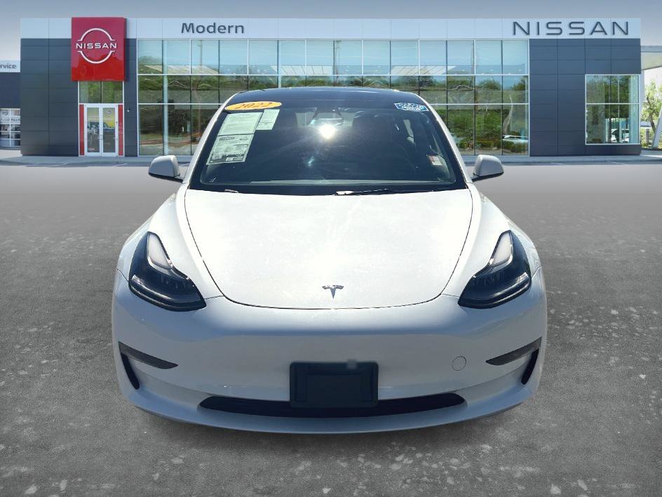 Used 2023 Pearl White Multi-Coat Tesla Base image 2