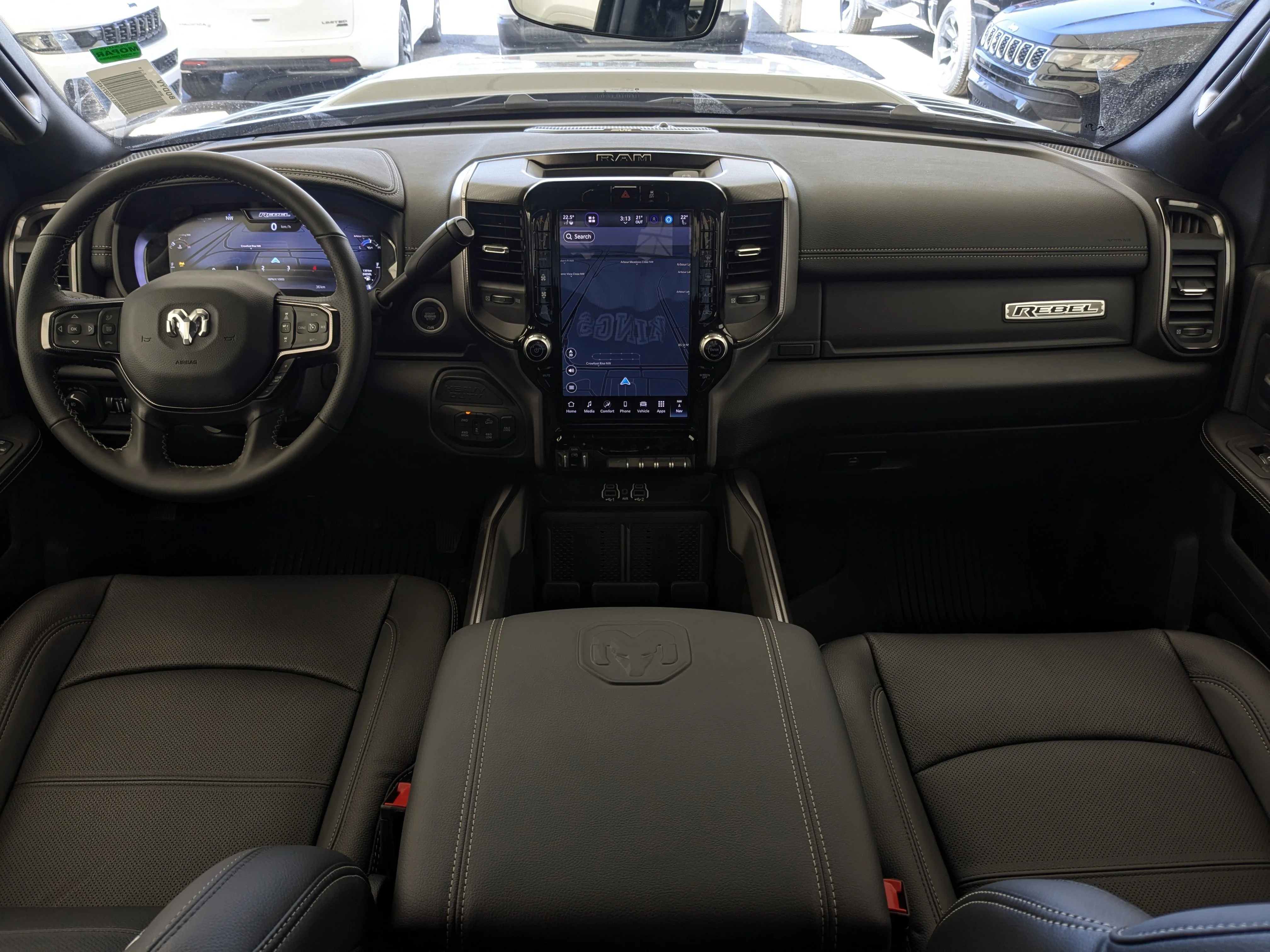 New 2026 Grey RAM Rebel - - Rebel Level 1 Equip Grp - 5th Wheel/Gooseneck Prep - Leather?Faced Bucket Seats - 6.7L Cum image 27