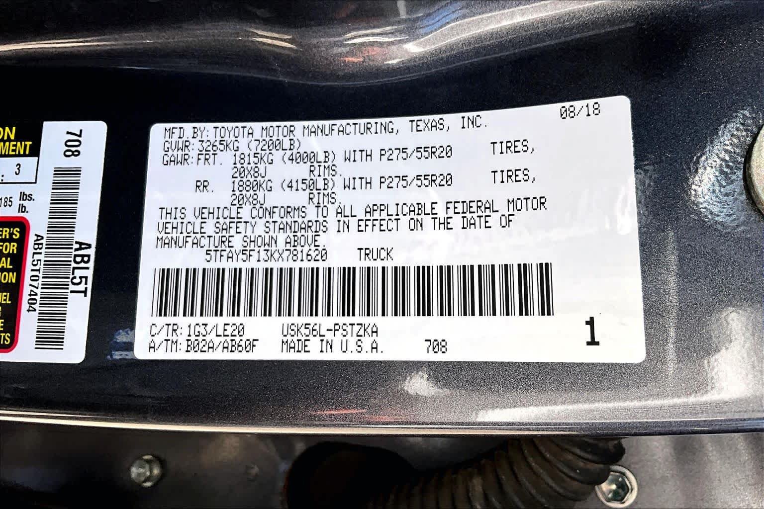 Used 2019 Magnetic Gray Metallic Toyota Platinum image 36
