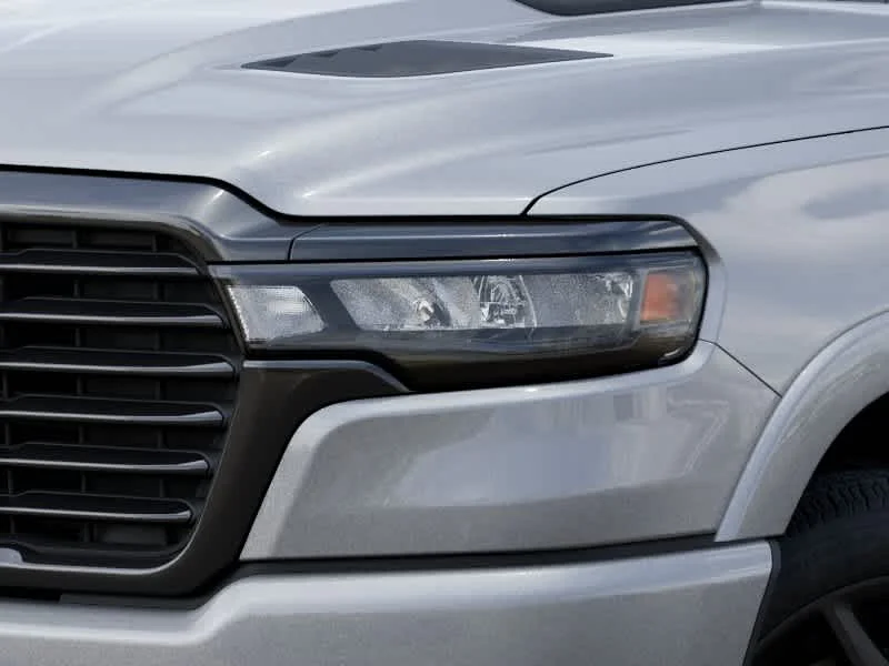 New 2026 Billet Silver Metallic Clear-Coat Exterior Paint RAM Laramie image 10