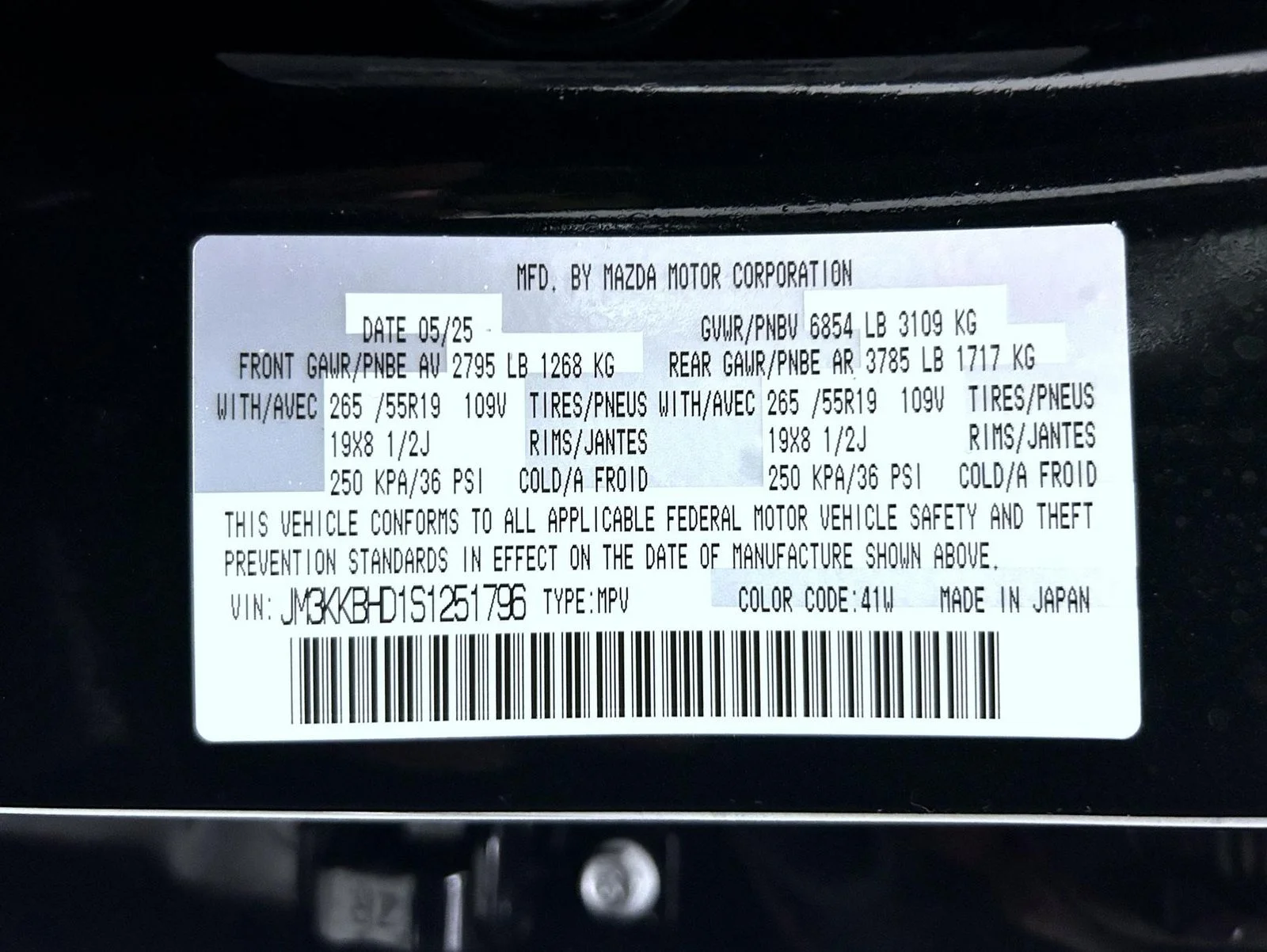 Used 2025 Black Mazda 3.3 Turbo Preferred image 26