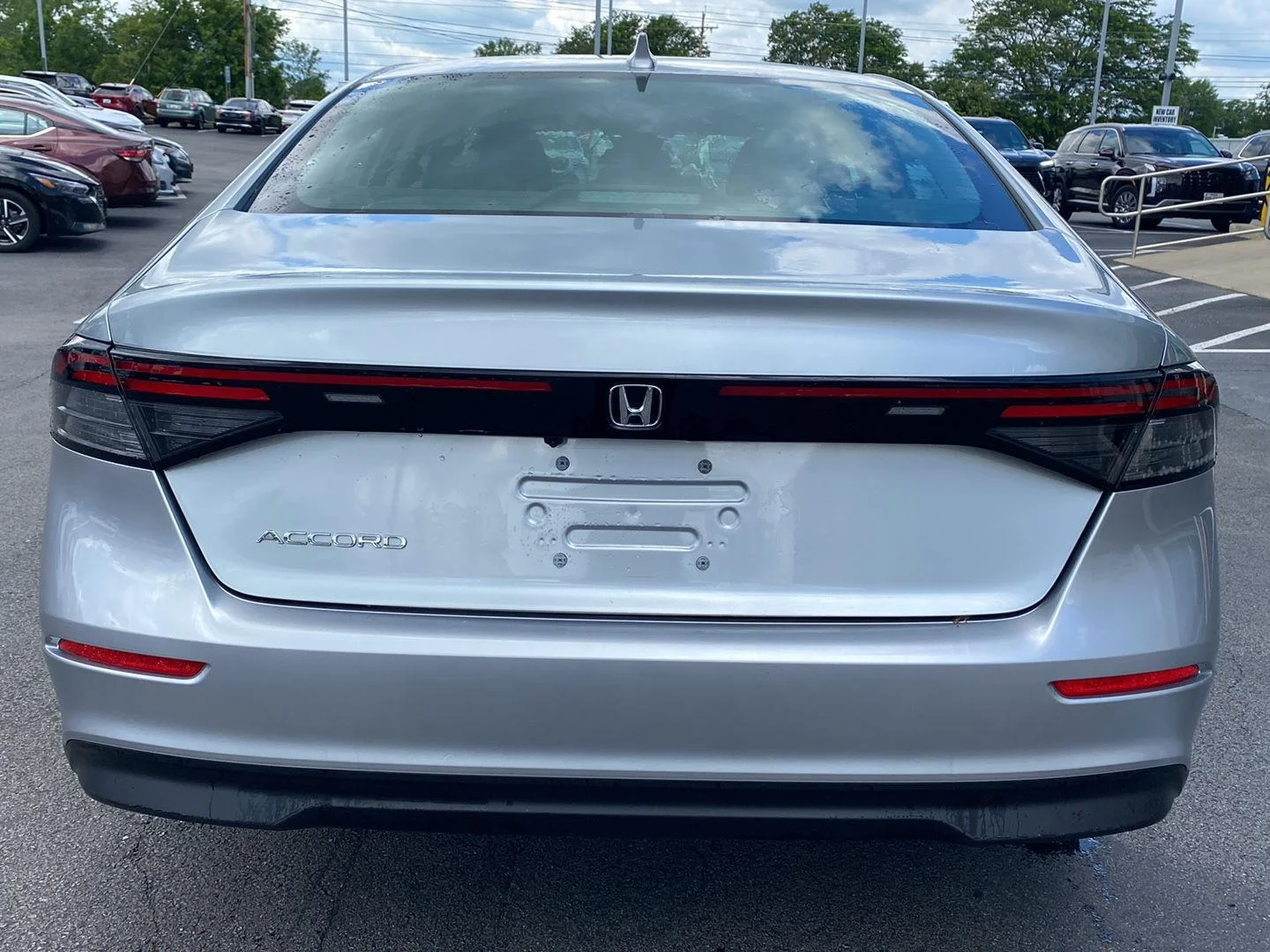 Used 2024 Solar Silver Metallic Honda EX image 3