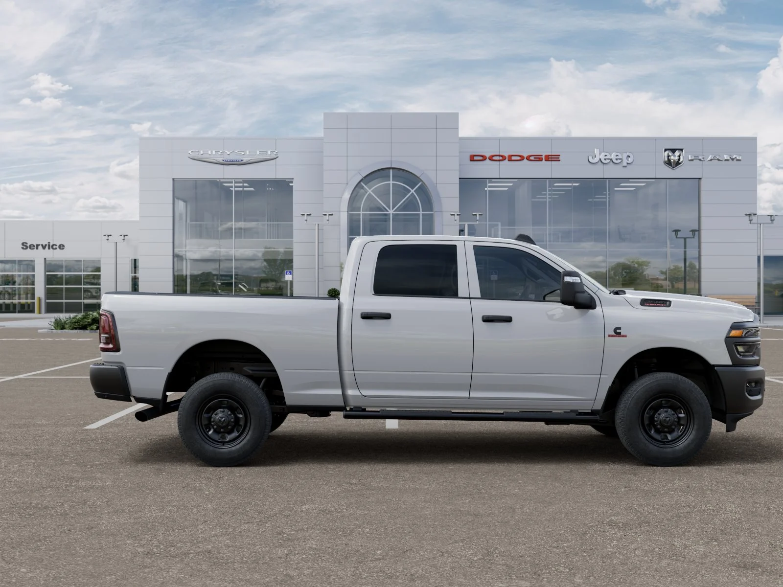 New 2025 Bright White Clear-Coat Exterior Paint RAM Tradesman image 50