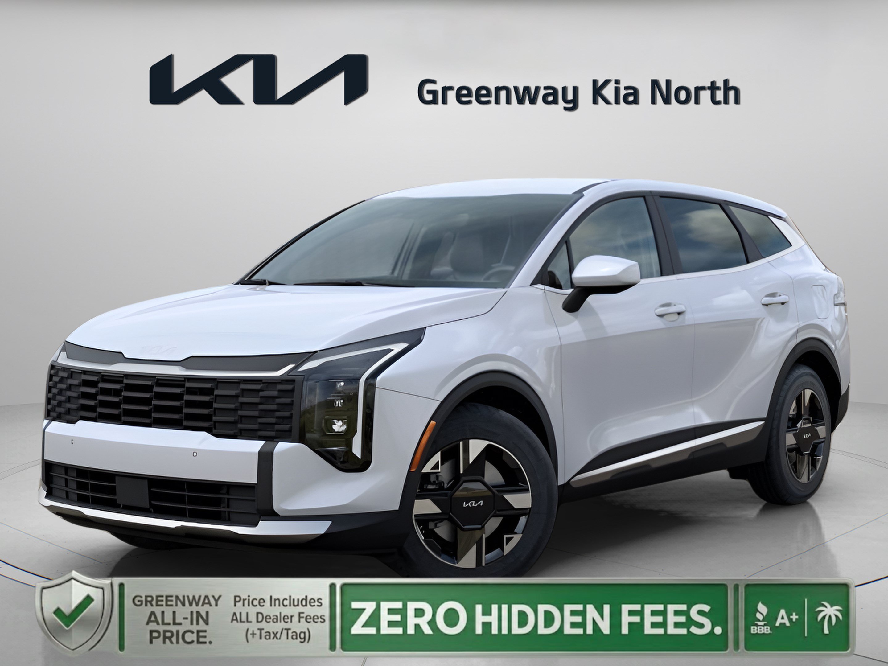 New 2026 Glacial White Pearl Kia LX image 3