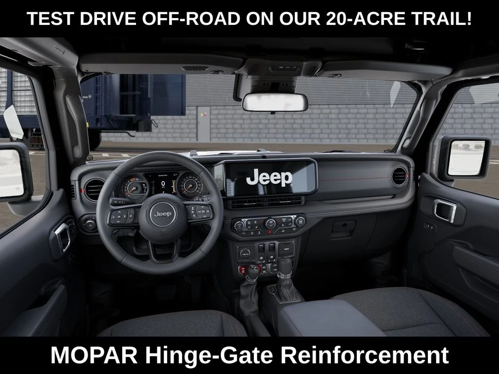 New 2026 Black Clear-Coat Exterior Paint Jeep Rubicon image 14
