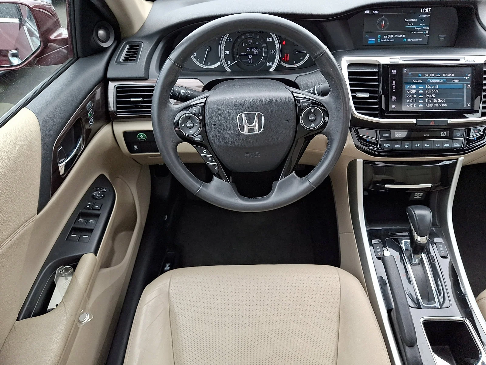 Used 2017 Basque Red Pearl II Honda EX-L image 8