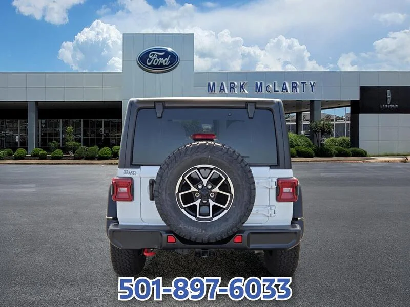 Used 2026 Bright White Clearcoat JEEP RUBICON 4 DOOR 4X4 image 4