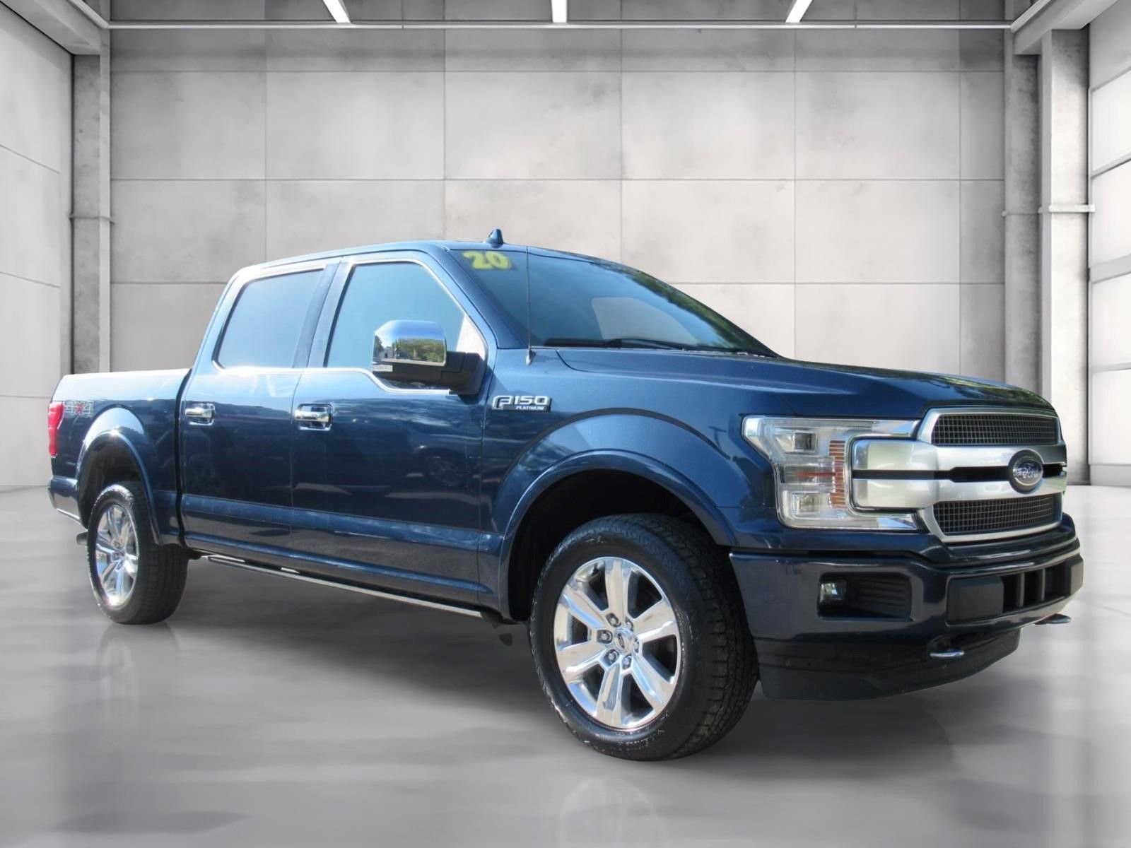 Used 2020 Blue Ford Platinum image 1