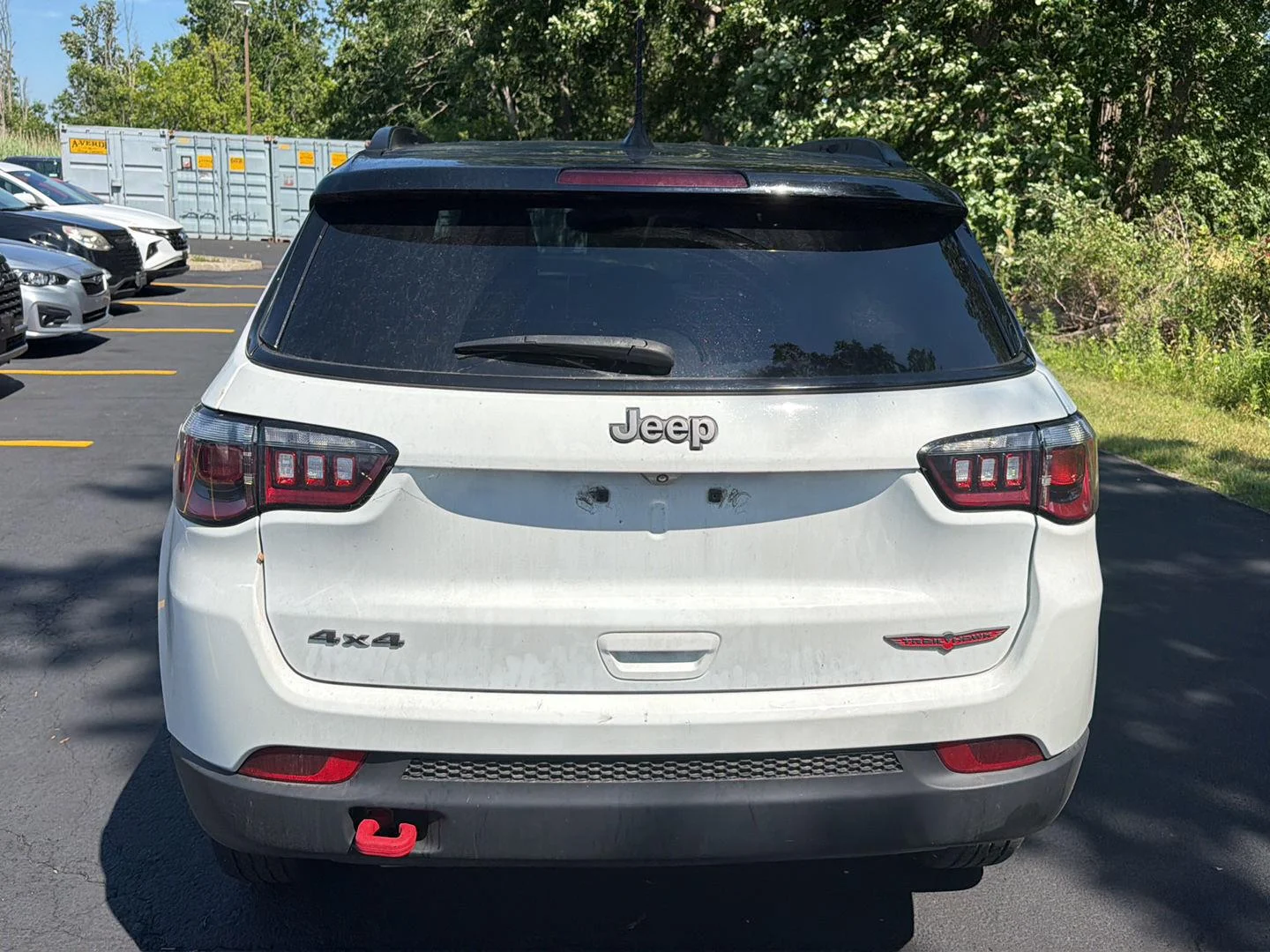 Used 2023 Bright White Clearcoat Jeep Trailhawk image 5