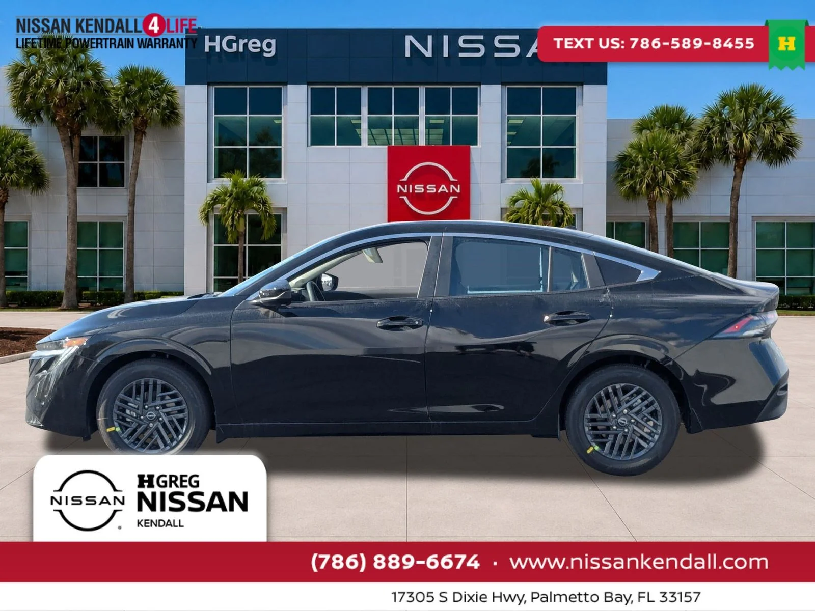 New 2026 Super Black Nissan SV image 2