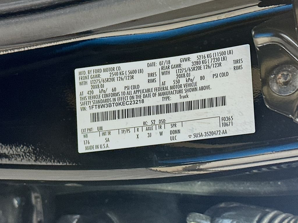 Used 2019 Black Metallic Ford Lariat image 32