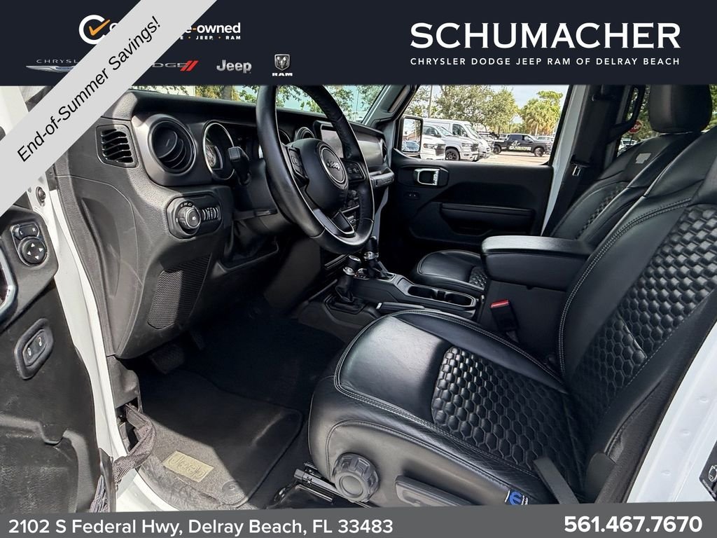 Used 2022 White Jeep Unlimited Sport S image 12