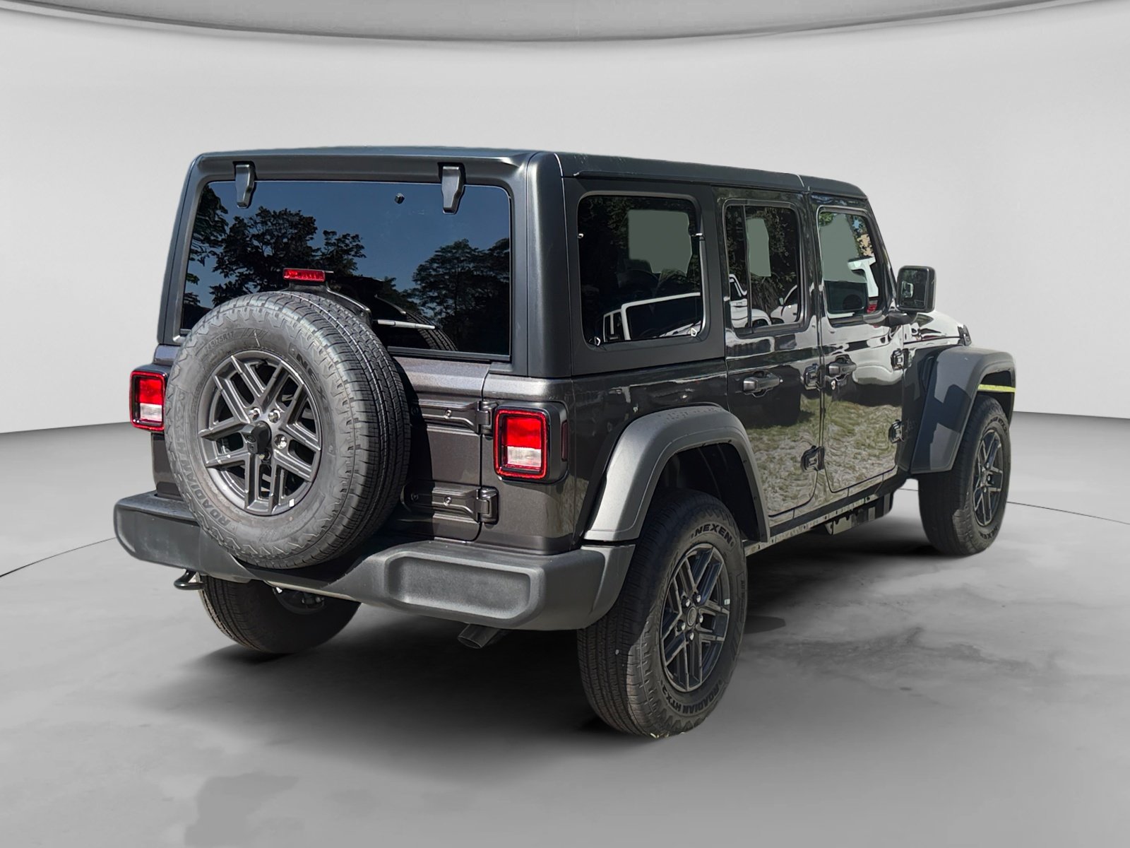 New 2026 Granite Crystal Metallic Clear-Coat Exterior Paint Jeep Sport S 4 Door 4x4 image 5