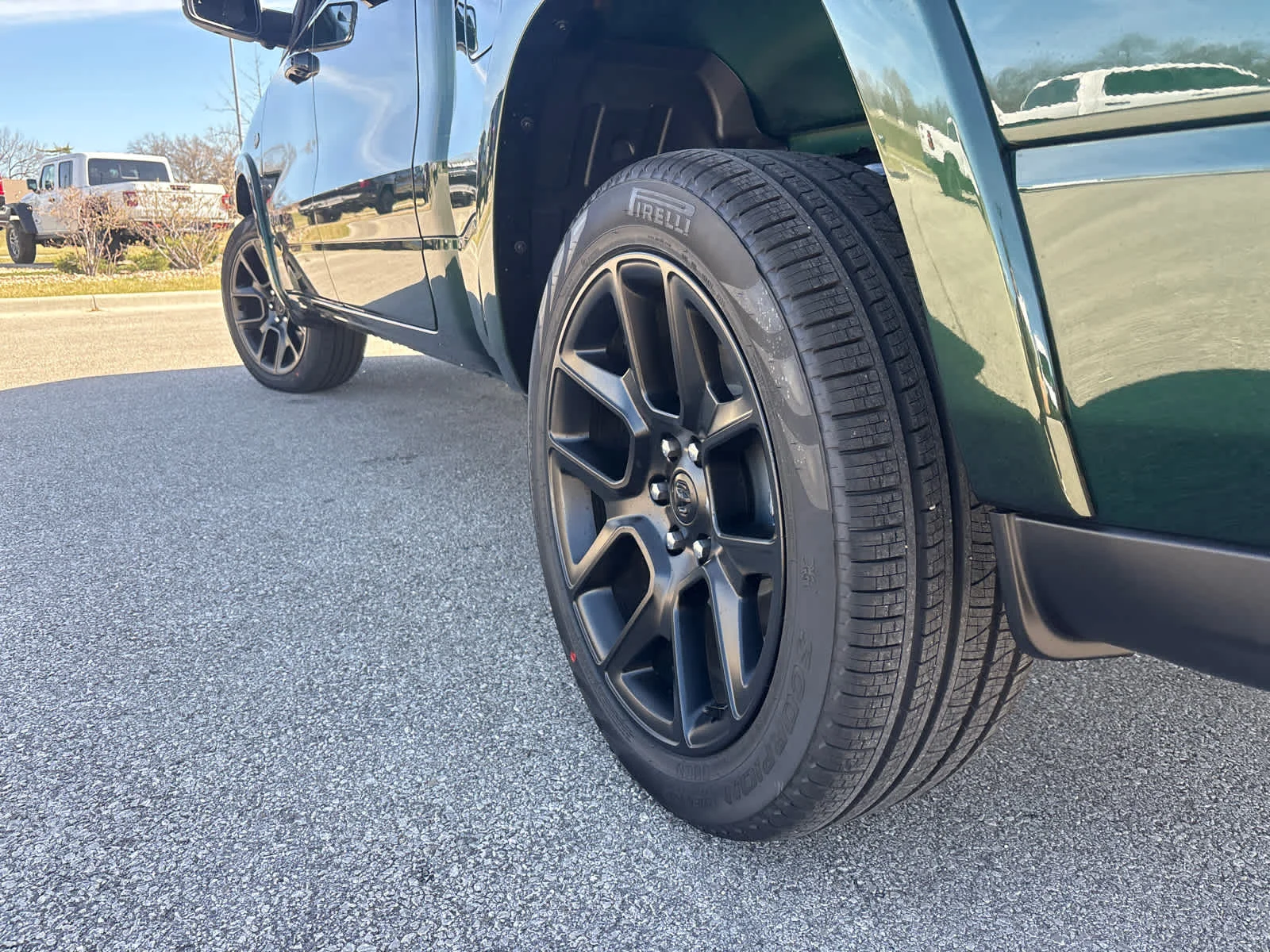 New 2026 Serrano-Green Metallic Exterior Paint RAM Laramie image 6