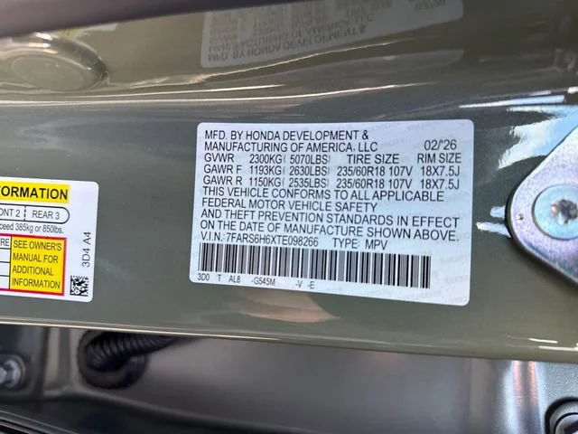 New 2026 Ash Green Metallic Honda TrailSport image 17