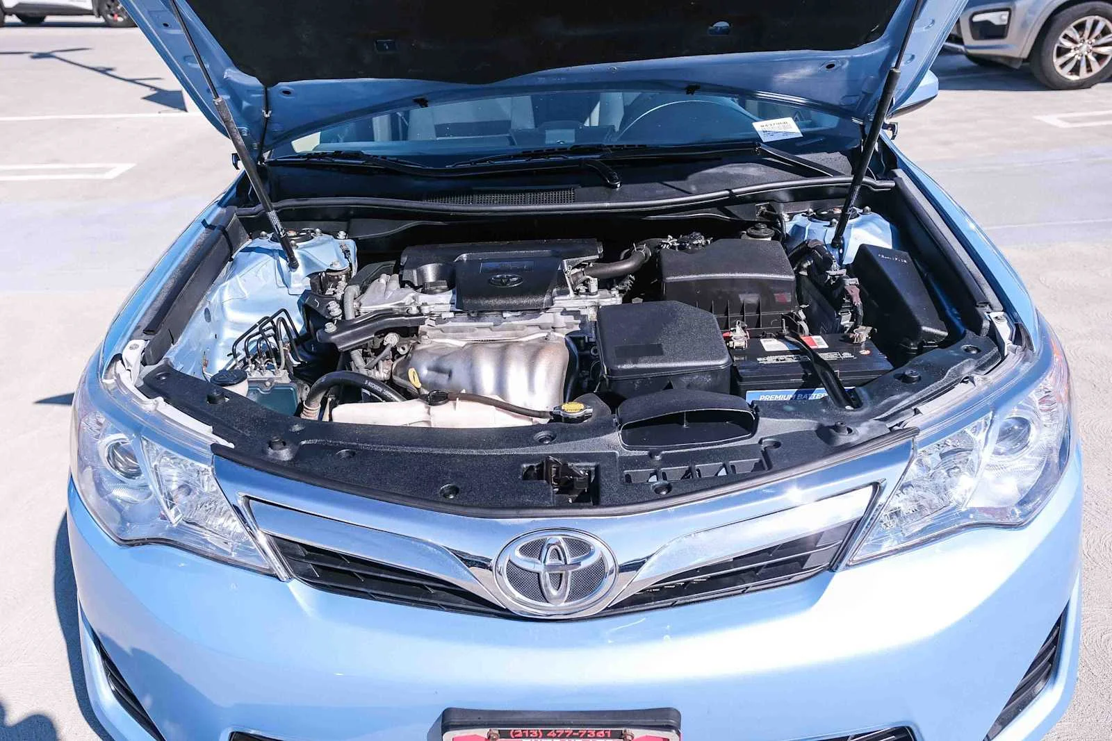 Used 2013 Clearwater Blue Metallic Toyota LE image 25