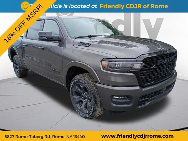 New 2026 Granite Crystal Metallic Clear-Coat Exterior Paint RAM Big Horn/Lone Star image 3