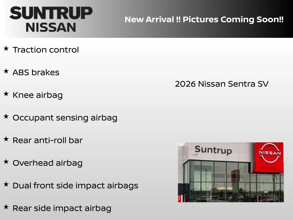 New 2026 Black Nissan SV image 4