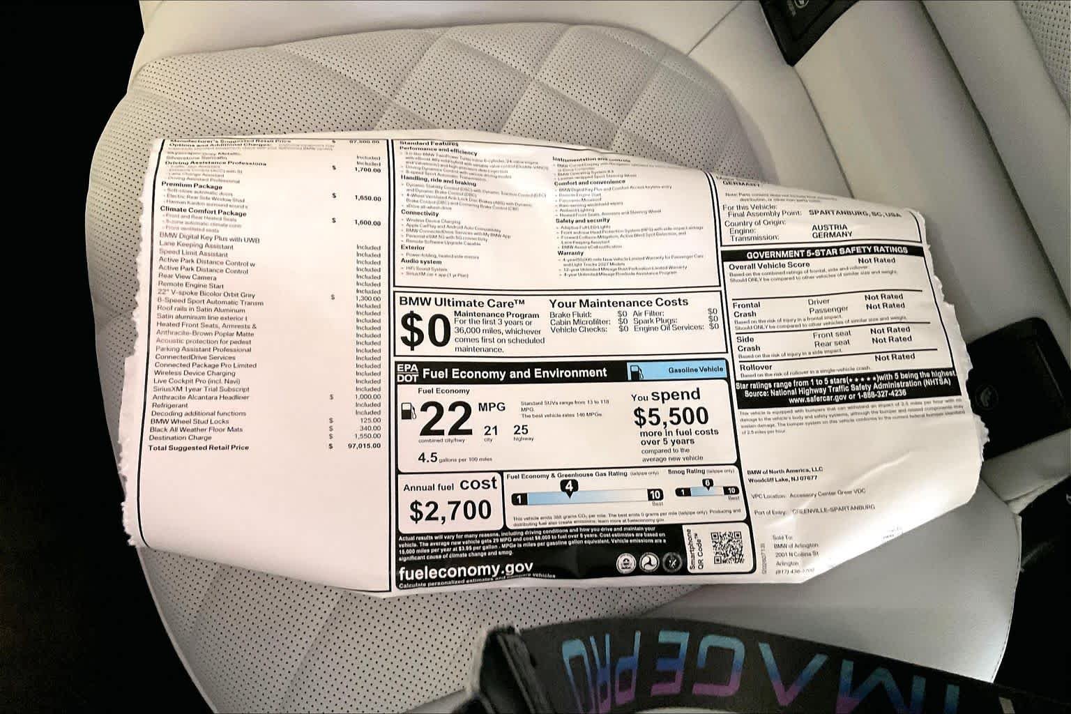 New 2027 Skyscraper Grey Metallic BMW xDrive40i image 19