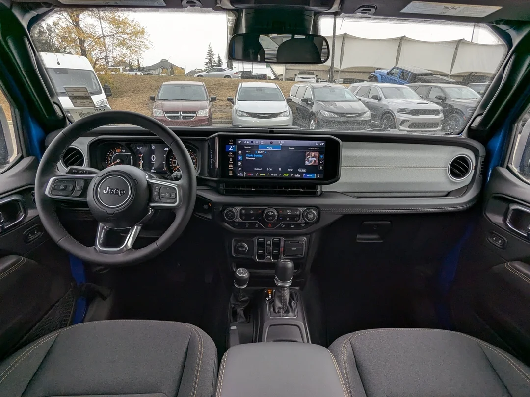 New 2025 Blue Jeep Sahara - - 4x4 - Adaptive Cruise - 12.3inch display - Blind Spot Mon & More! image 23