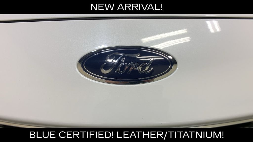 Certified Used 2022 White Metallic Ford Titanium image 49