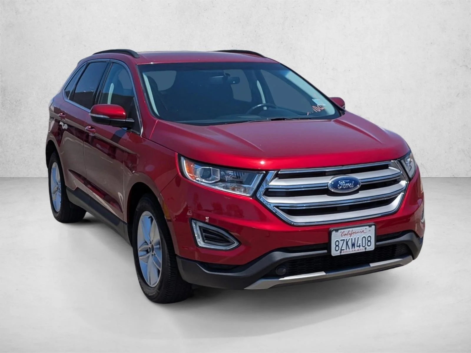 Used 2015 Ruby Red Metallic Tinted Clearcoat Ford SEL image 3