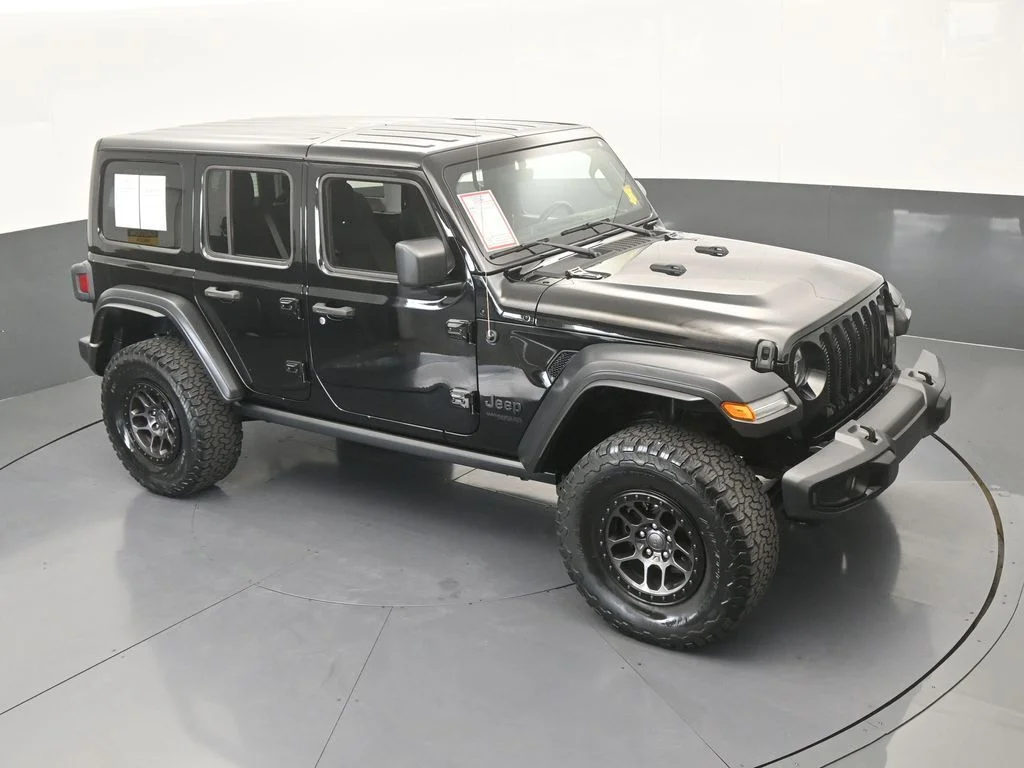 Used 2022 Black Clearcoat Jeep Unlimited Sport image 54