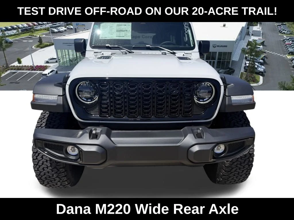 New 2026 Bright White Clear-Coat Exterior Paint Jeep Willys image 7