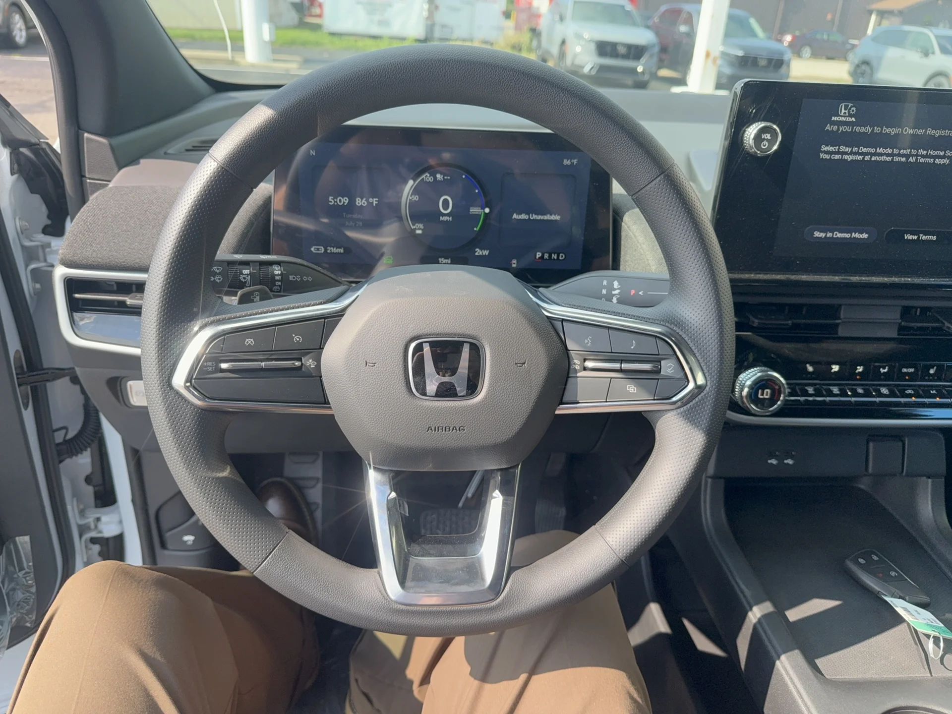 New 2026 Frostline White Pearl Honda EX image 13