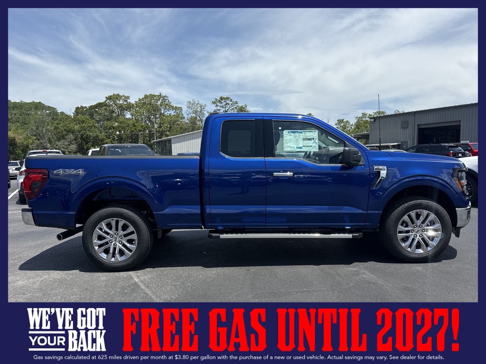 New 2026 Argon Blue Metallic Ford XLT image 3