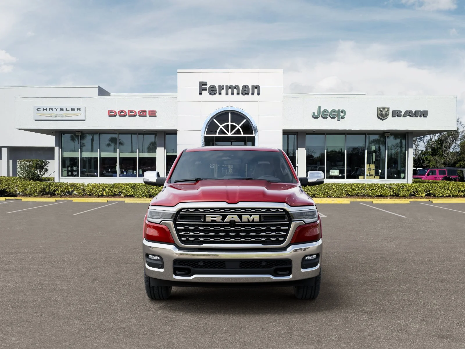 New 2026 Molten Red Pearlcoat RAM Limited image 36