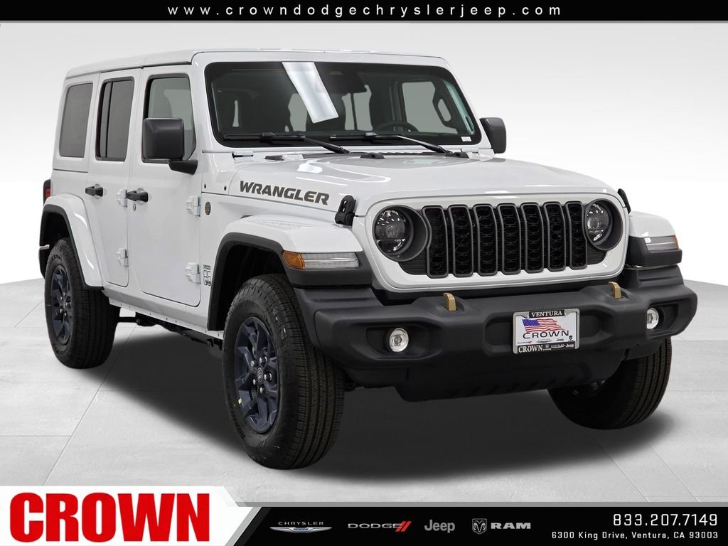 New 2026 Bright White Clear-Coat Exterior Paint Jeep 85th Anniversary Edition image 3