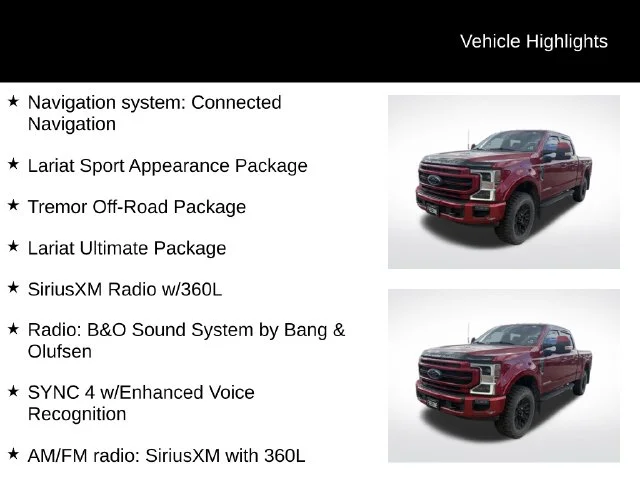 Used 2022 Red Ford Lariat image 7
