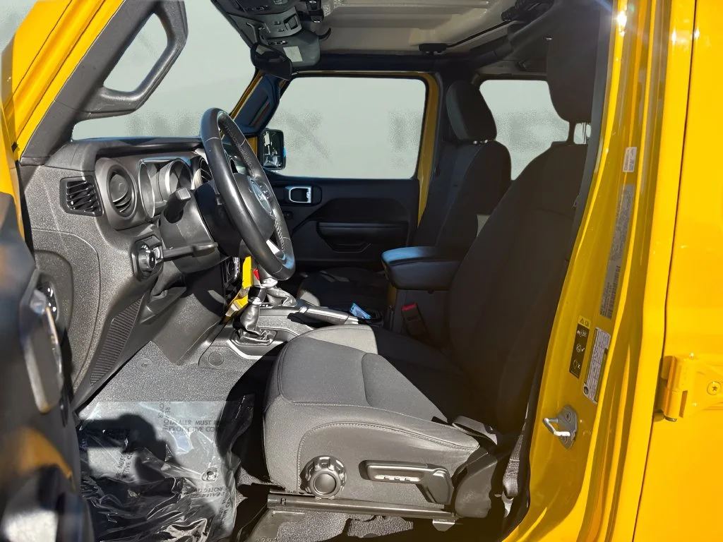 Used 2020 Yellow Jeep Unlimited Sport S image 9