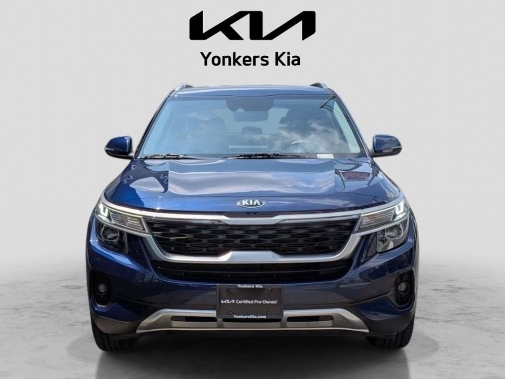 Used 2021 Blue Kia EX image 3