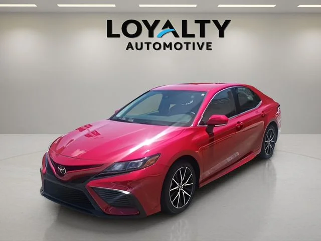 Used 2023 Red Toyota SE image 2