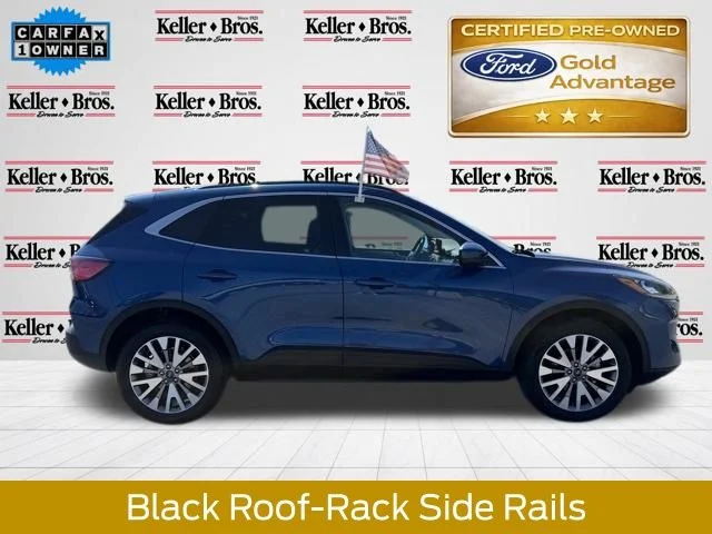 Certified Used 2022 Blue Metallic Ford Titanium image 9